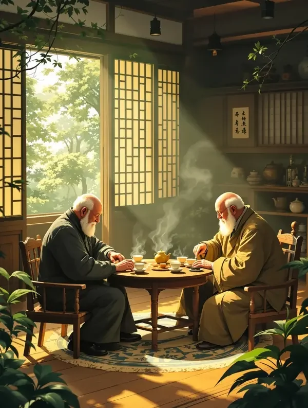 老茶馆的下午 封面